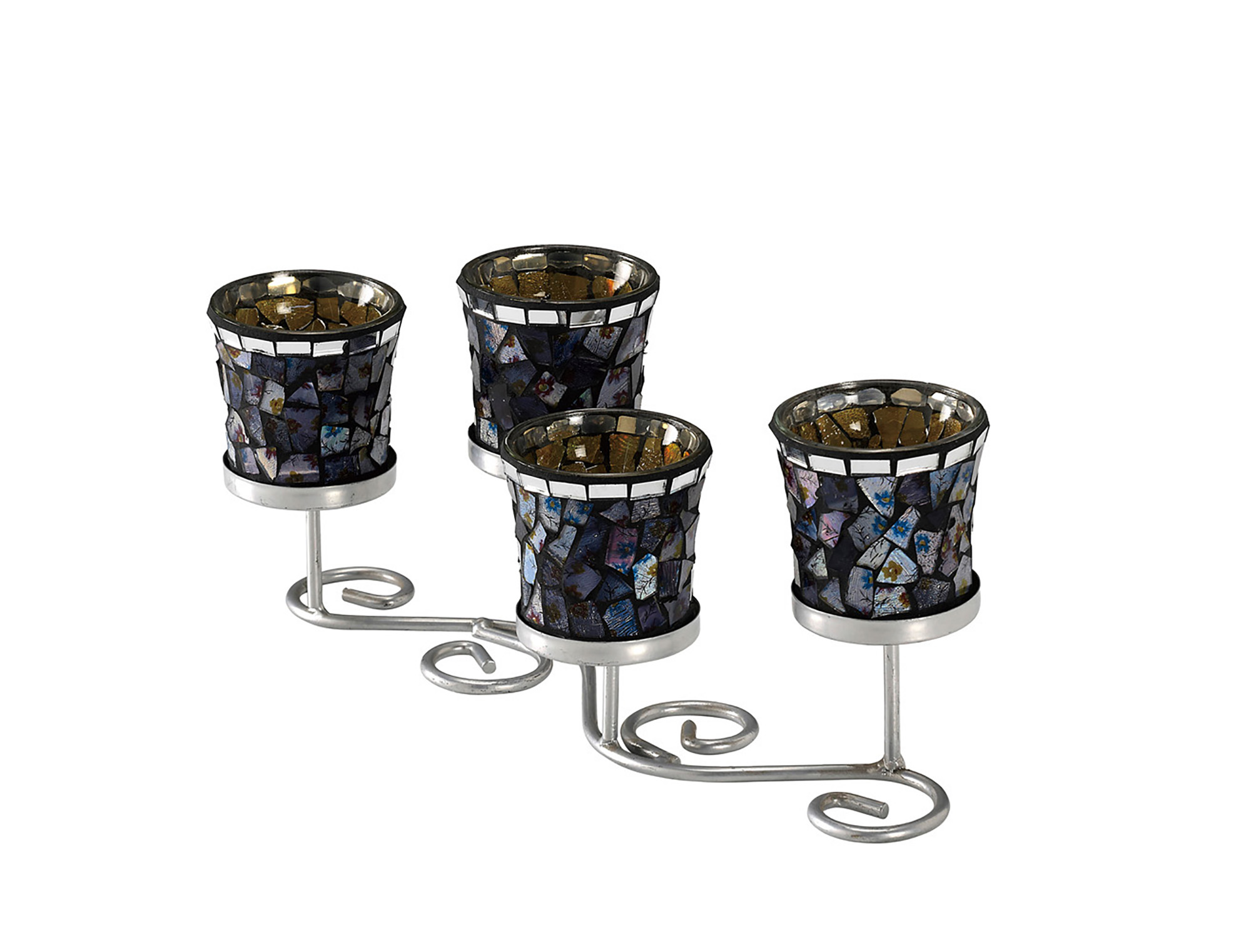 IL70291  Myra Mosaic Candle Holder